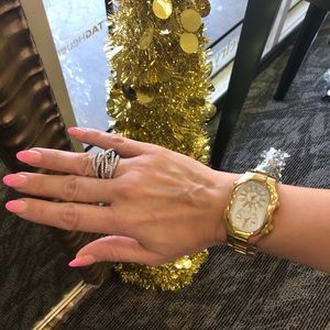 Philip Stein gold double watch